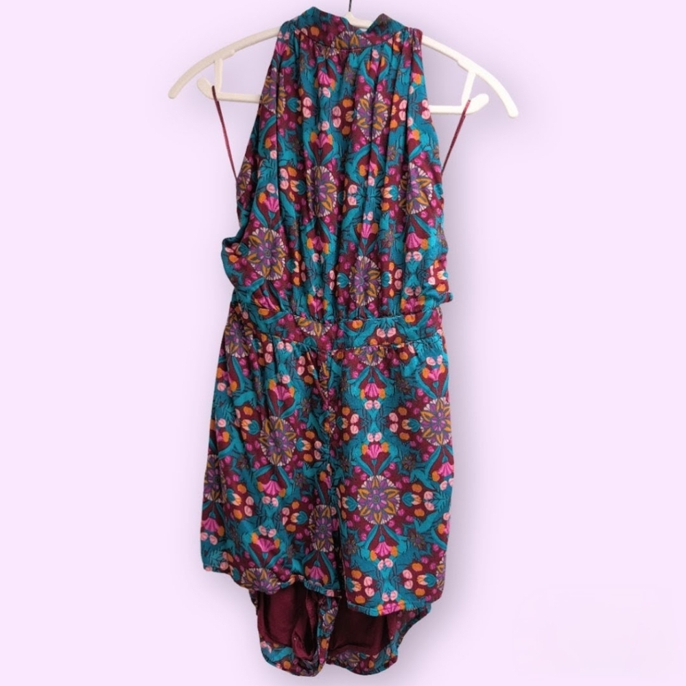 Free People Coral Tides Romper